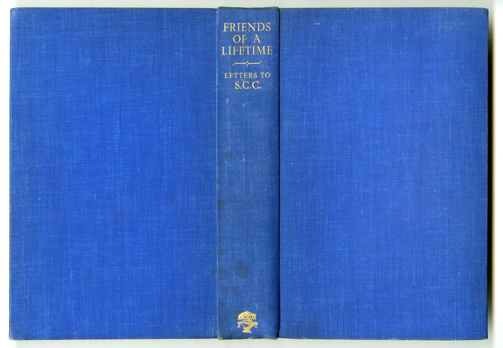 『FRIENDS of a LIFETIME』（1940年、Jonathan Cape）表紙